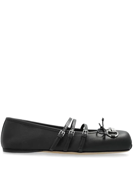 Туфли-балетки Gucci Horsebit black