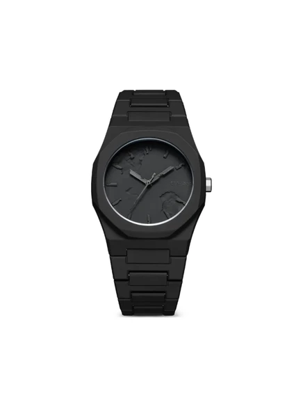 Часы D1 Milano Polycarbonate 40,5 мм, черные
