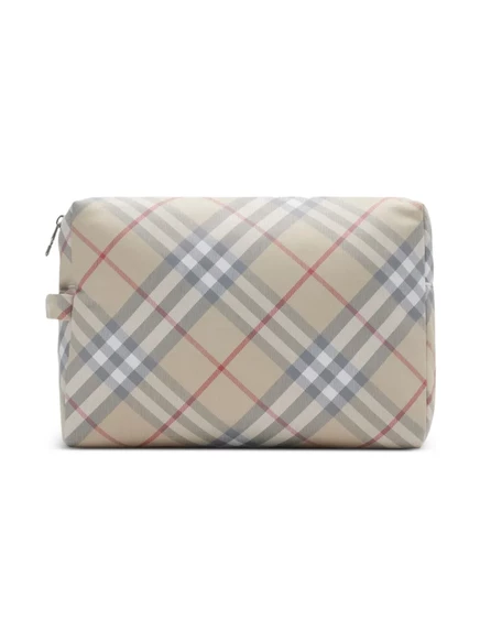 Детская сумка для пеленания Burberry Kids Check, бежевая