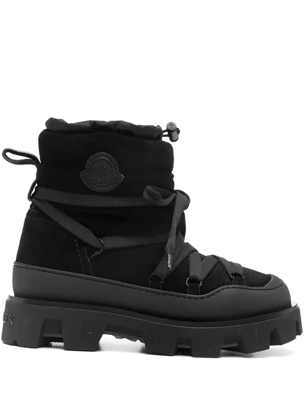 Ботинки Moncler Apres на шнуровке 45 мм black