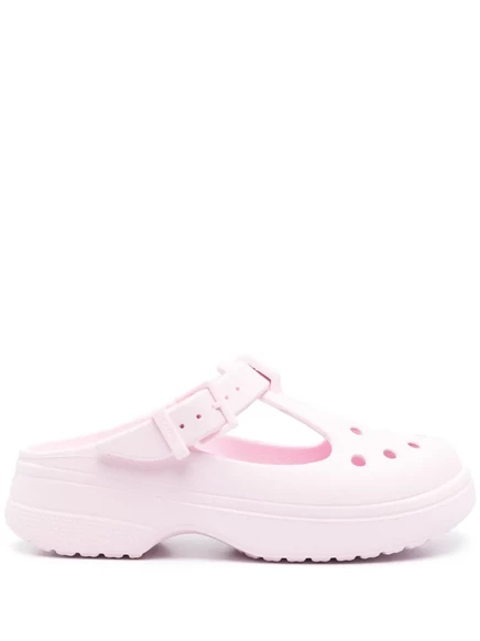 Классические шлепанцы-сабо Mary Jane от Crocs Classic pink