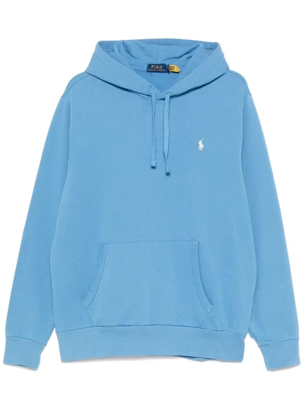 Мужское худи Polo Ralph Lauren Pony с вышивкой, синее