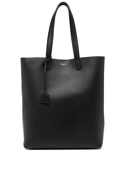 Мужская кожаная сумка-тоут Saint Laurent Bold, черная
