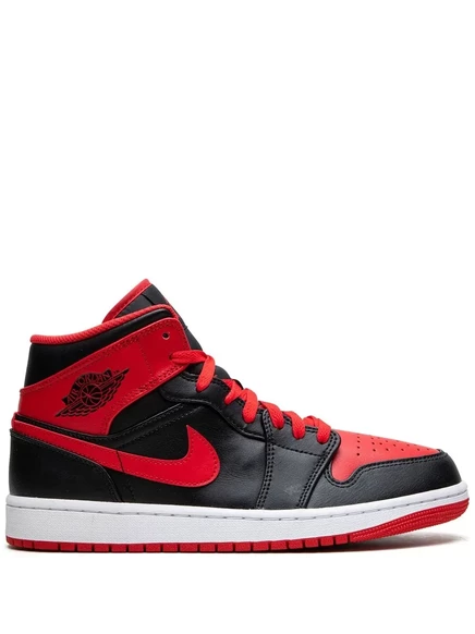 Унисекс кроссовки Jordan Air 1 Mid Alternate Bred, черные