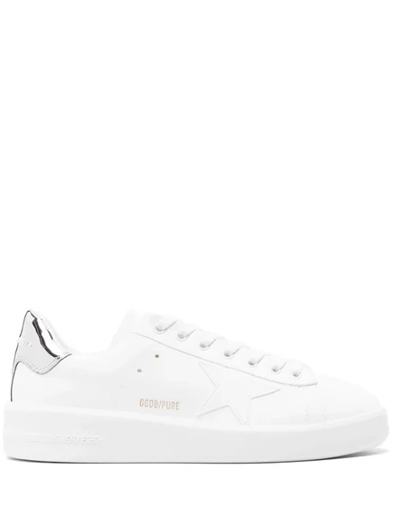 Мужские кеды Golden Goose Purestar из эко-кожи, белые