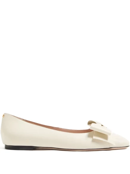 Женские балетки Valentino Garavani Bowow, бежевые