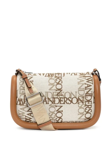 Сумка JW Anderson Bumper-17 через плечо, бежевая