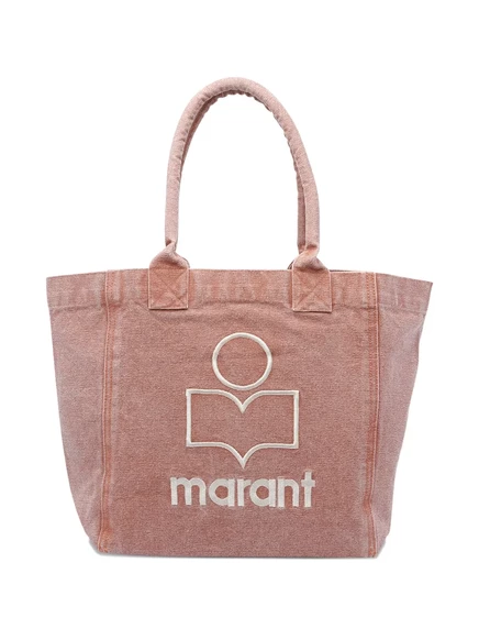 Сумка-тоут ISABEL MARANT с вышитым логотипом Yenky pink