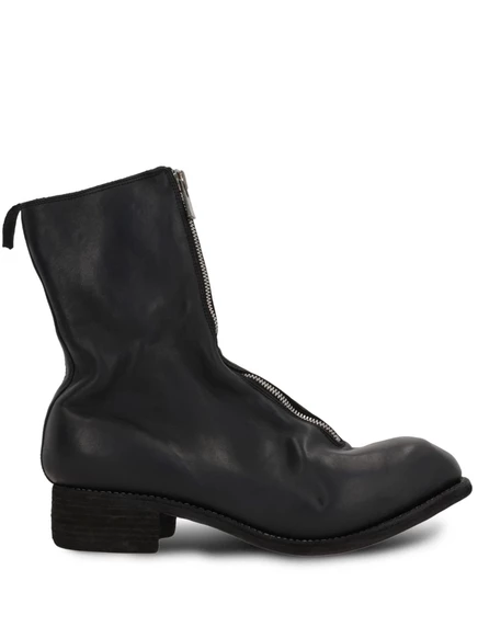 Мужские ботинки Guidi с каблуком 45 мм, черные