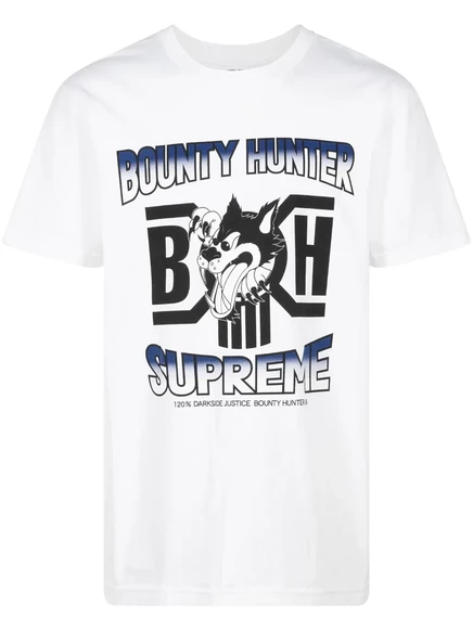 Футболка Supreme x с волком-охотником за головами  white