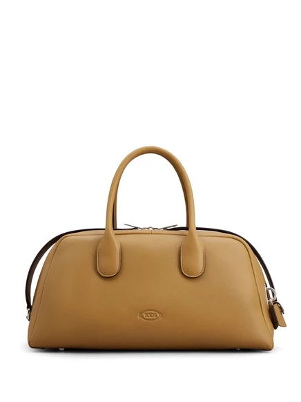 Женская сумка-тоут Tod's из зернистой кожи, коричневая