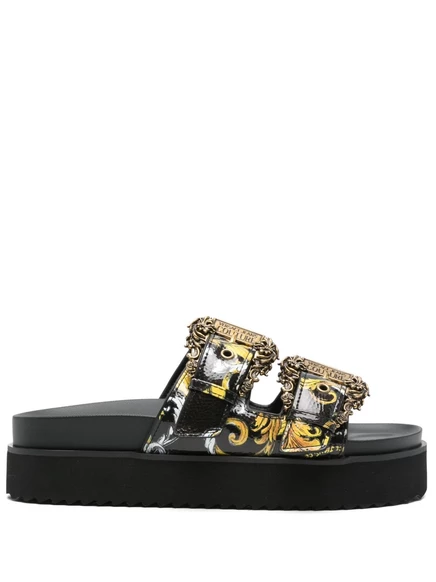Женские шлепанцы Versace Jeans Couture, черные