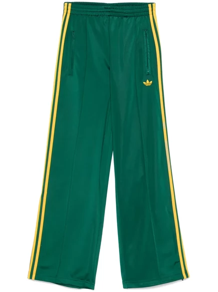 Женские спортивные брюки adidas firebird adicolor, зеленые