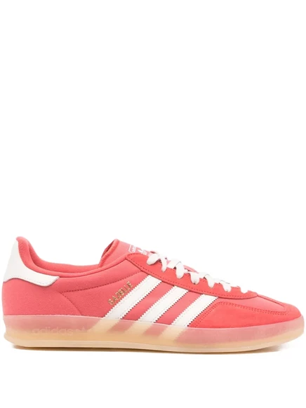 Унисекс кроссовки Adidas Gazelle Indoor низкие, красные