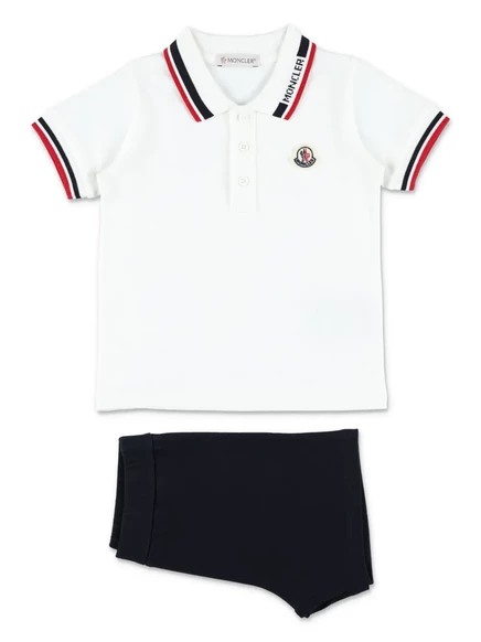 Комплект хлопчатобумажных шорт Moncler Enfant 