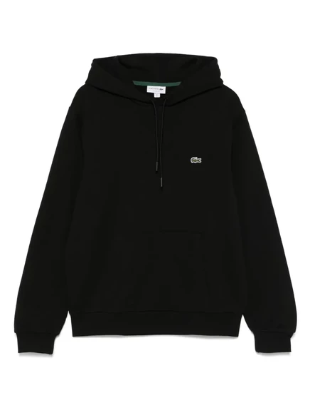 Мужское худи Lacoste с логотипом, черное