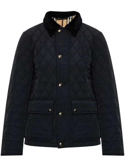 Женская пуховая куртка Burberry B Shield, черная
