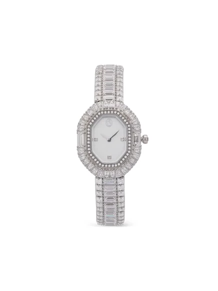 Женские часы Swarovski Crystal Pearl октагон 28 мм, белые