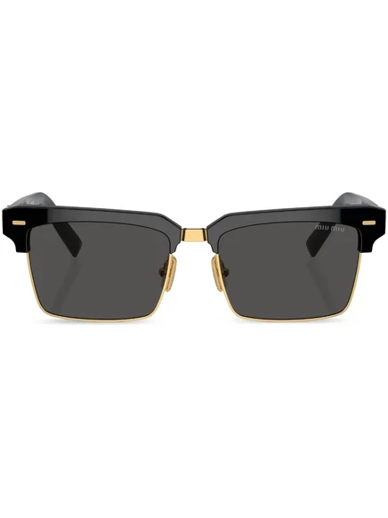Женские солнцезащитные очки Miu Miu Eyewear, черные