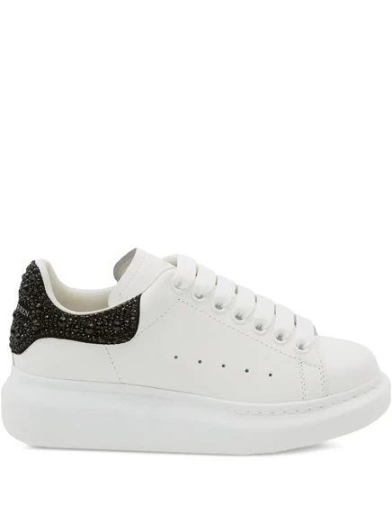 Женские кроссовки Alexander McQueen на платформе, белые