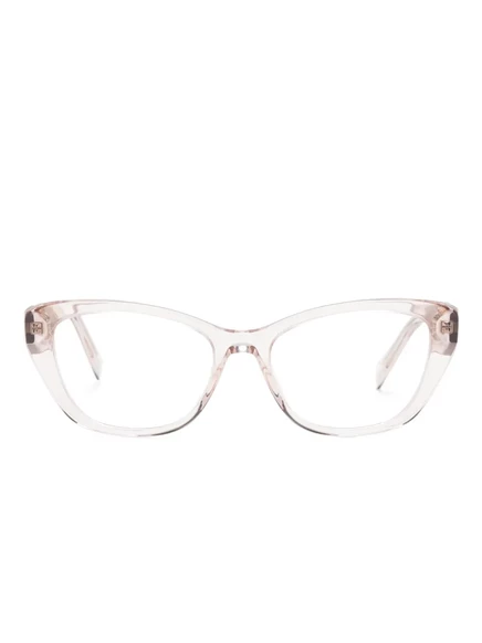 Прозрачные очки Prada Eyewear с эффектом кошачьего глаза