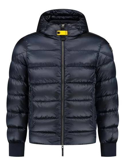 Мужской стеганый пуховик Parajumpers с капюшоном, синий