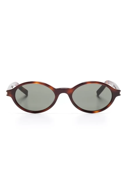 Унисекс солнцезащитные очки Saint Laurent Eyewear Jeanne, коричневые