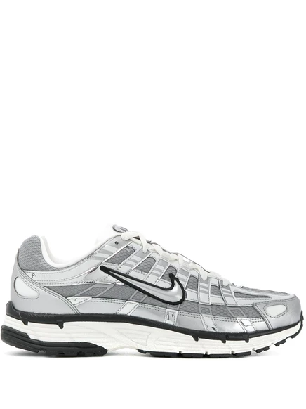 Унисекс кроссовки Nike P-6000, серебристо-белые