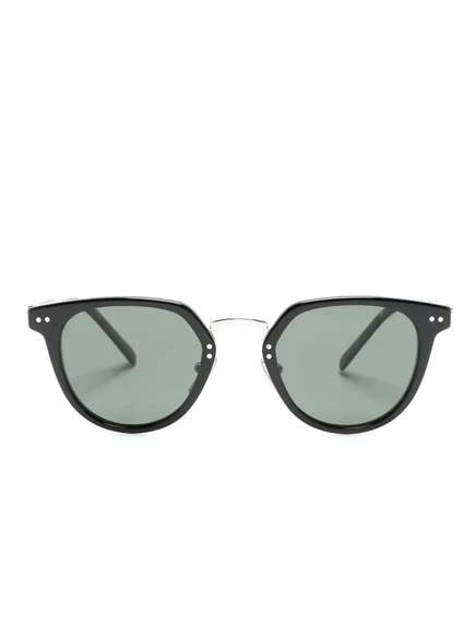 Солнцезащитные очки Prada Eyewear в круглой тонированной оправе black