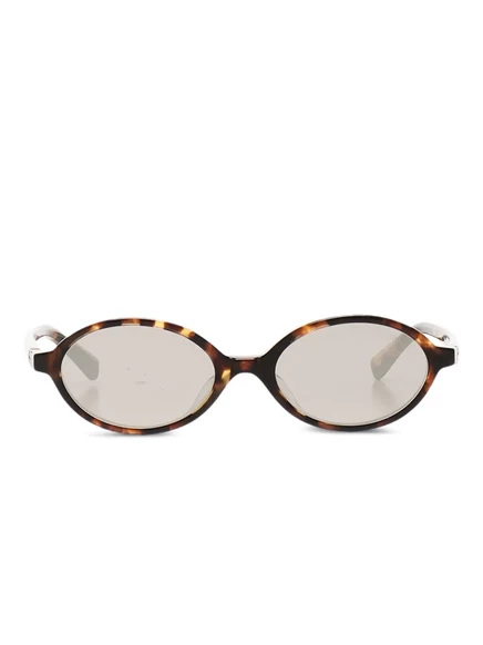 Женские солнцезащитные очки Miu Miu овальные, коричневые