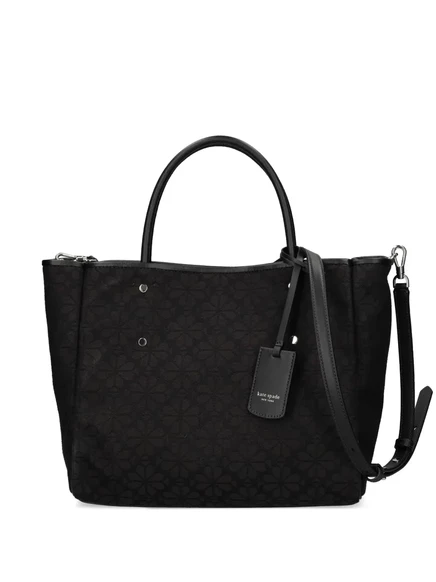 Женская сумка-тоут Kate Spade кожаная, черная