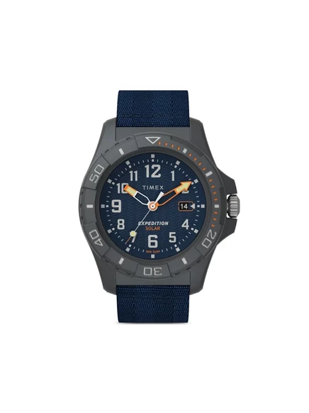 Мужские часы Timex Expedition Freedive 46 мм, солнечные, синий