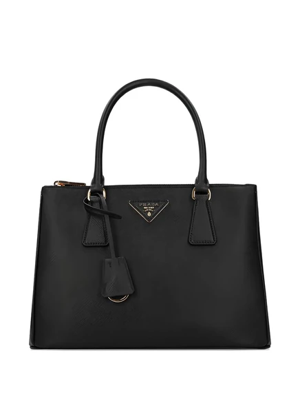 Женская сумка-тоут Prada Galleria средняя из сафьяно, черная