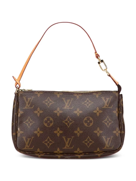 Сумка через плечо с аксессуарами Monogram Pochette 2000 года выпуска, бывшая в употреблении у Louis Vuitton brown