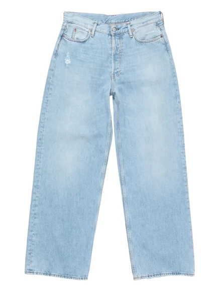 Мужские джинсы Acne Studios с нашивкой, голубые