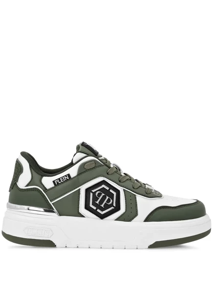 Мужские кеды Philipp Plein SK8R низкие, хаки