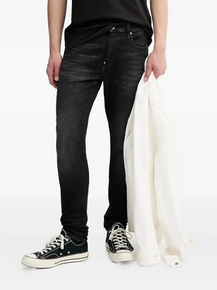 Мужские узкие джинсы G-Star Raw Revend, черные