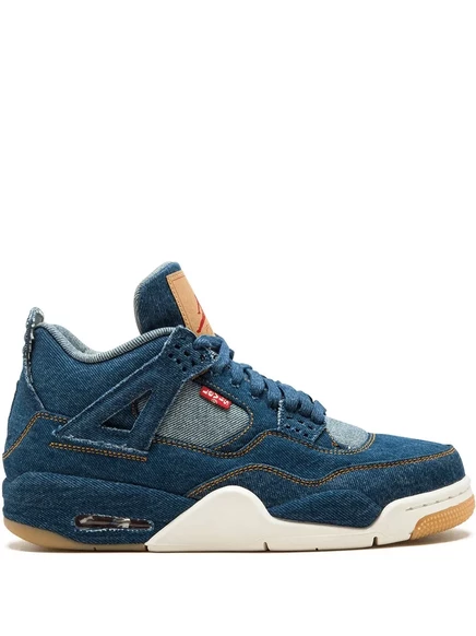 Кроссовки Jordan x Levi's Air Jordan 4 в стиле ретро NRG blue