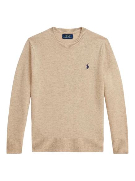 Детский свитер Polo Ralph Lauren, шерстяной, бежевый