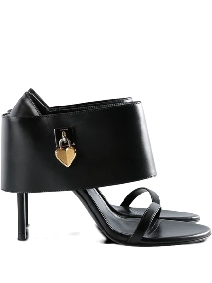 Кожаные босоножки на каблуке от Givenchy  black