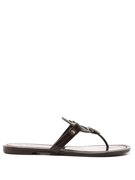 Женские сандалии Tory Burch Miller кожаные, коричневые