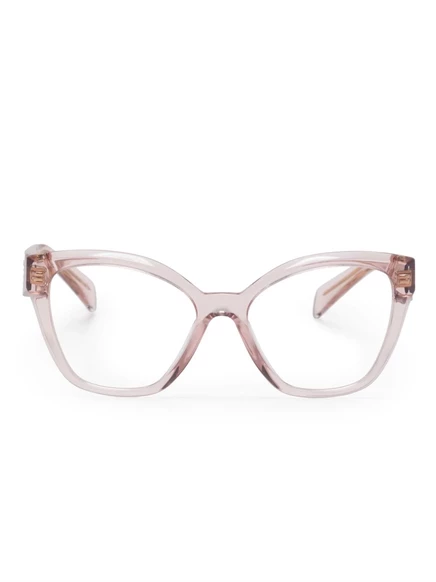 Женские очки Prada cat-eye ацетат, розовые
