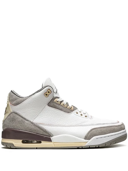 Женские высокие кроссовки Jordan Air Jordan 3 Violet Ore, белые