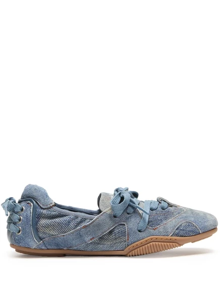 Кроссовки Acne Studios с завязками сзади  blue