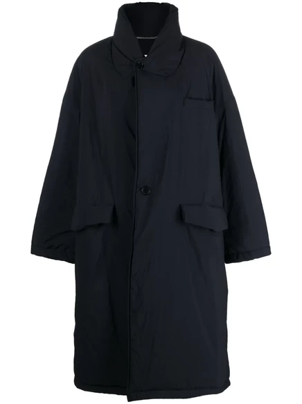 Женское объемное стеганое пальто Maison Margiela, черное