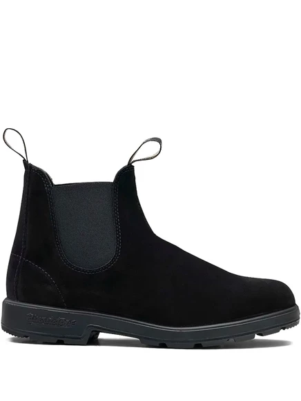 Ботинки челси Blundstone из замши, черные