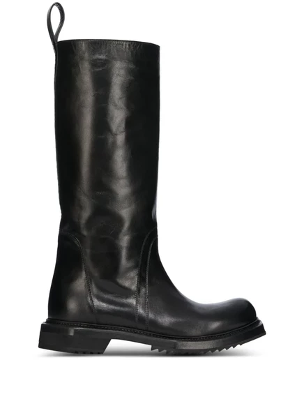 Женские ботфорты Rick Owens Cyclops кожаные, черные