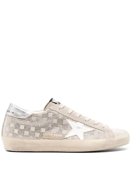 Женские кроссовки Golden Goose Super-Star, бежевые