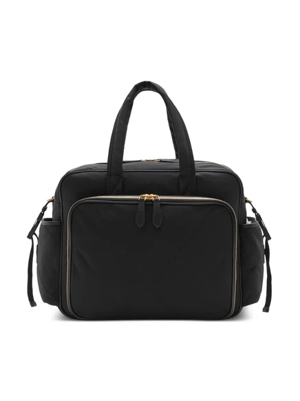Сумка Burberry Kids для подгузников, чёрная