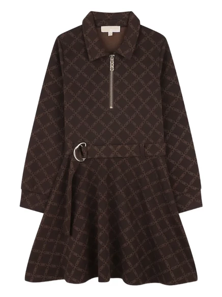 Платье для девочек Michael Kors Kids, коричневое
